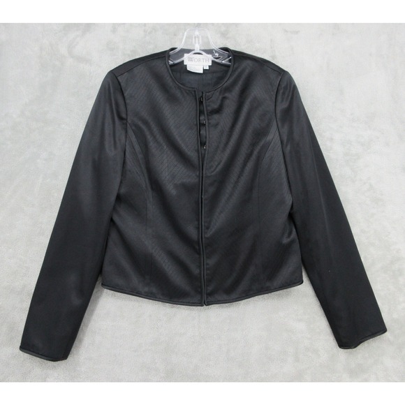 Worth Jackets & Blazers - Worth New York Blazer Set Womens Size 10 Silk Jacket Corset Top Office Career